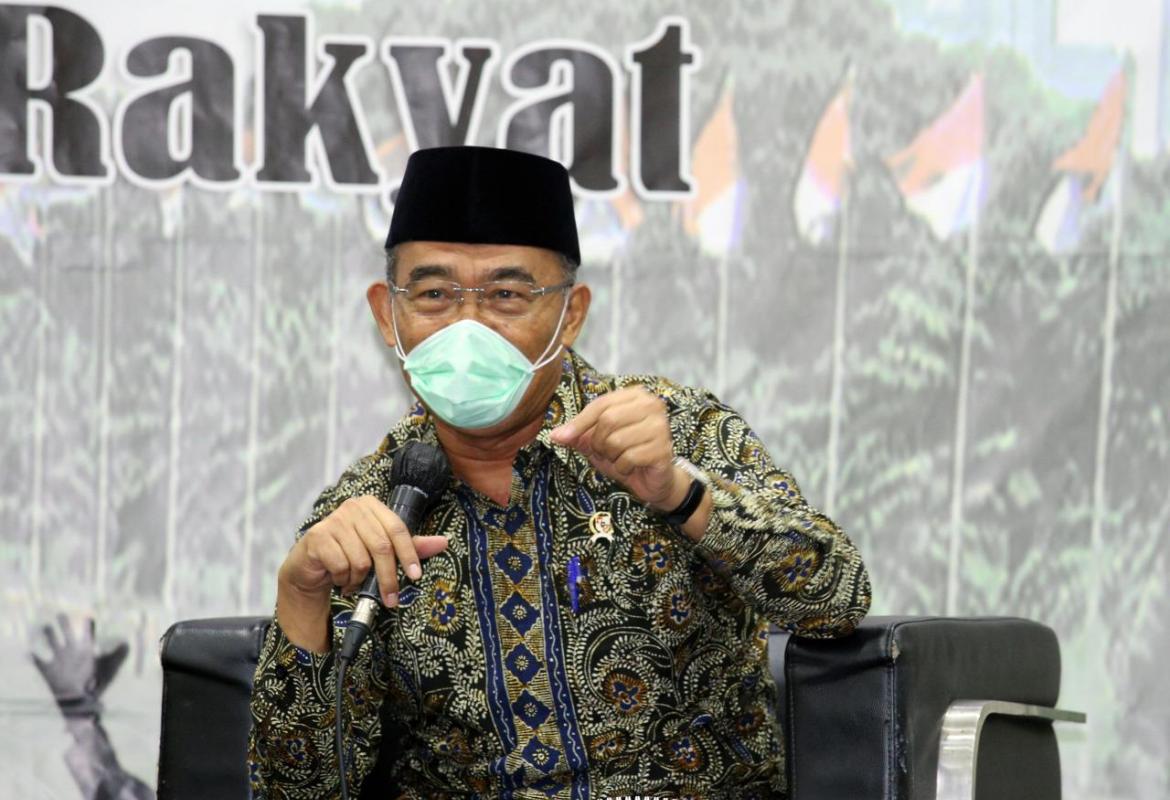 Menteri Koordinator Bidang Pembangunan Manusia dan Kebudayaan (Menko PMK) Muhadjir Effendy. 