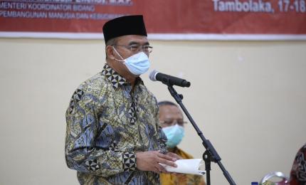 Menteri Koordinator Bidang Pembangunan Manusia dan Kebudayaan (Menko PMK) Muhadjir Effendy. 