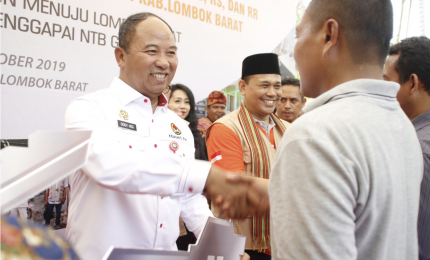 Kemenko PMK Serah Terima 40 Ribu Rumah Korban Gempa NTB