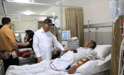 Kunjungi Rumah Sakit, Menko Muhadjir Pastikan Pelayanan Kesehatan Berjalan Baik