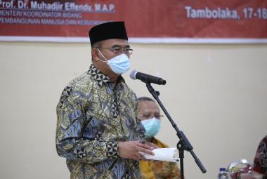 Menteri Koordinator Bidang Pembangunan Manusia dan Kebudayaan (Menko PMK) Muhadjir Effendy. 